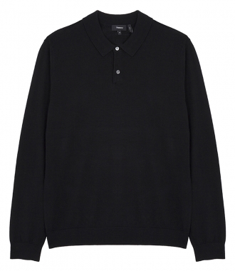 POLOS - ANVERS NEW SOVEREIGN STRETCH-WOOL POlO SWEATER