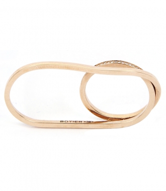 SALES - BELLA ROSE GOLD DOUBLE RING