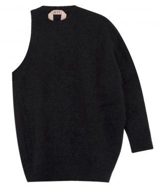 CLOTHES - CUT OUT ASYMMETRIC KNITTED PULLOVER