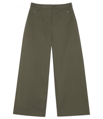 CLOTHES - HIGH WAISTED CROPPED STRETCH PANTS