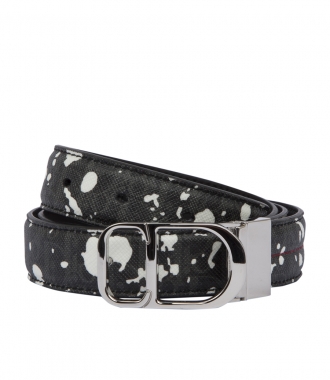 SALES - SPECKLE BELT WITH RED STITCH