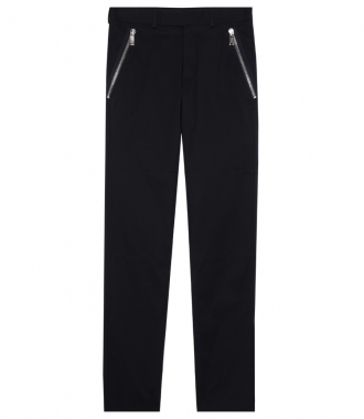 CLOTHES - STRETCH SKINNY PANTS WITH ZIPPED POCKETS