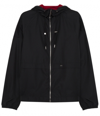 CLOTHES - HOODED JACKET WITH ELASTIC HEM
