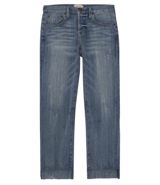 JEANS - THE CROSSOVER JEAN WITH UNEVEN CUT HEM