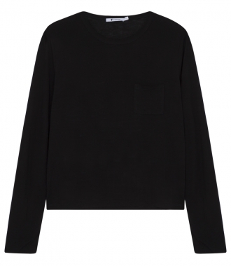 KNITWEAR - CLASSIC CROPPED LONG SLEEVE PULLOVER