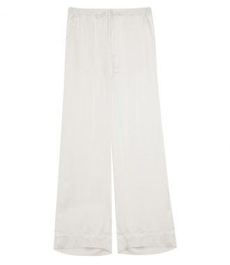 CLOTHES - WIDE LEG PANTS WITH DRAWSTRING WAISTBAND