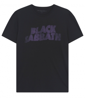 CLOTHES - BLACK SABBATH PRINT CREWNECK T-SHIRT
