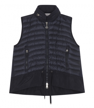 CLOTHES - WATER REPELLENT HOODED DOWN FEATHER VEST