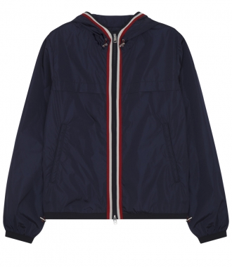 CLOTHES - ANTON TRICOLOR TRIMMED ZIP NYLON HOODED JACKET