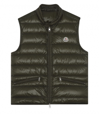 CLOTHES - GUI PADDED VEST WITH HIGH COLLAR