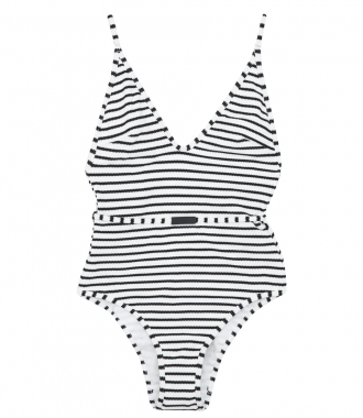 SALES - AERIAL SCOOP ONE PIECE WITH PLUNGE NECKLINE AND LOW CUT BACK