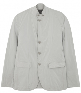 CLOTHES - BUTTONED UP FRONT CLOSURE WITH HIGH NECK BLAZER
