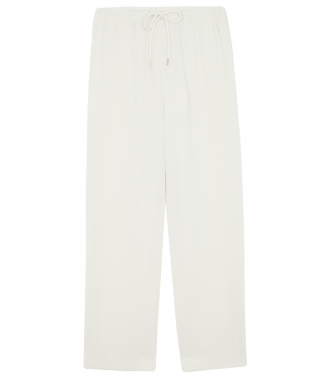 SALES - TRACK STAIGHT LEG TROUSERS WITH ELASTICATED WAISTBAND