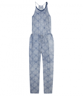 CLOTHES - ST MARIA ALL OVER PRINTED JUMPSUIT FT BRAIDED NECK DETAILING