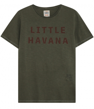 CLOTHES - TOURIST UNLIMITED EDITION LITTLE HAVANA PRINT CREW NECK T-SHIRT
