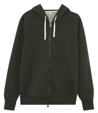 CLOTHES - FANCY HOODIE WITH FULL ZIP FRONT CLOSURE
