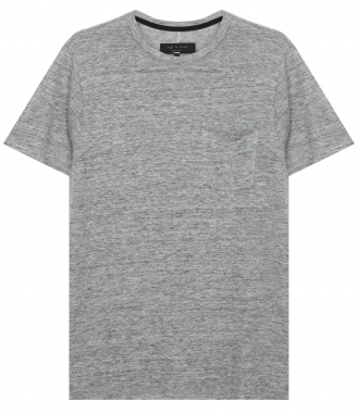 CLOTHES - OWEN POCKET TEE RENDERED IN SOFT LINEN JERSEY