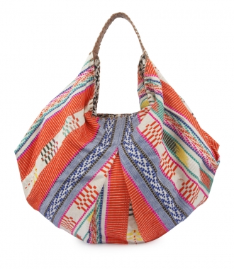 BAGS - OVERSIZED TOTE BAG ON JACQUARD MATERIAL