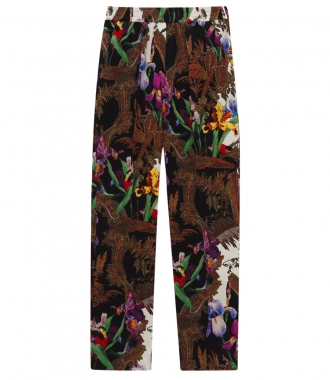 CLOTHES - PRINTED RELAXED FIT WITH ELASTICATED WAIST TROUSERS