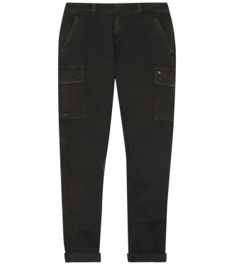 TROUSERS - CARGO PANTS FT EMBROIDERED BACK DETAIL