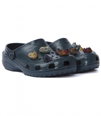 SHOES - STONE EMBELLISHED CROCS CLOGS WITH SLINGBACK STRAP
