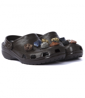 SHOES - STONE EMBELLISHED CROCS CLOGS WITH SLINGBACK STRAP