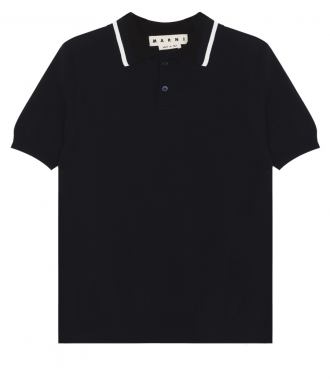 CLOTHES - SHORT SLEEVE POLO WITH CONTAST COLLAR TRIMMING