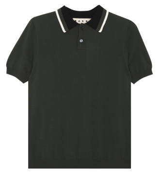 SALES - SHORT SLEEVE POLO WITH CONTAST COLLAR TRIMMING