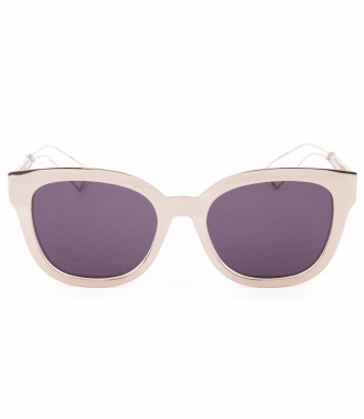 ACCESSORIES - DIORAMA ROUND SQUARE SHAPED SUNGLASSES FT CUT-OUT TEMPLES