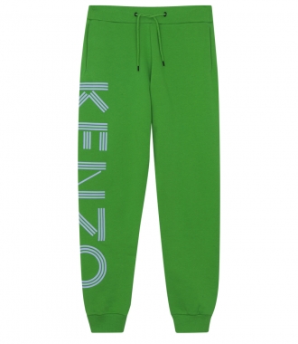 PANTS - SWEAT TAPERED PANTS IN LIGHT COTTON FLEECE FT RIBBED CUFFS