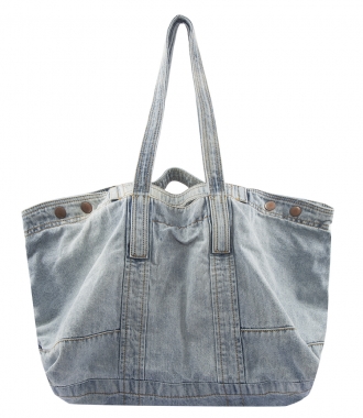 BAGS - FIELD TOTE IN OVER-WASHED DENIM FT WORN-IN EFFECT