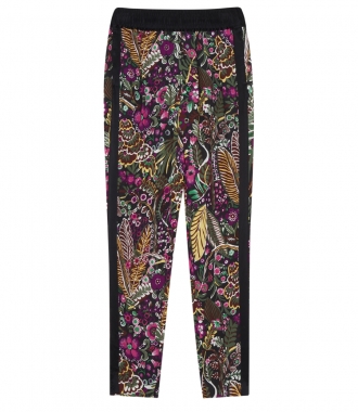 CLOTHES - WILD THINGS FLORAL PRINTED TAPERED LEG PANTS