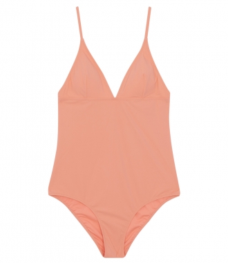 CLOTHES - TIMELESS BASIC ONE PIECE SWIMSUIT FT SPAGHETTI STRAPS & V-NECK