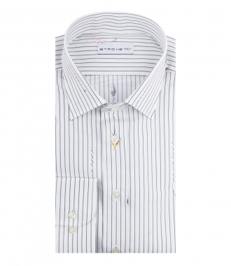SHIRTS - CLASSIC LONG SLEEVE SHIRT WITH CONTRAST PRINTED CUFF LINING