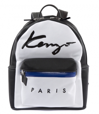 BAGS - BAG HAS BACK COLOR BLOCK BACKPACK IN PERFORATED LEATHER