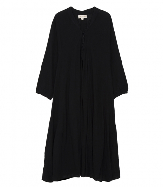 SALES - FIORE LONG SLEEVE MAXI DRESS IN COTTON GAUZE