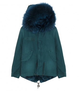 COATS - MID-LENGTH HOODED PARKA IN COTTON