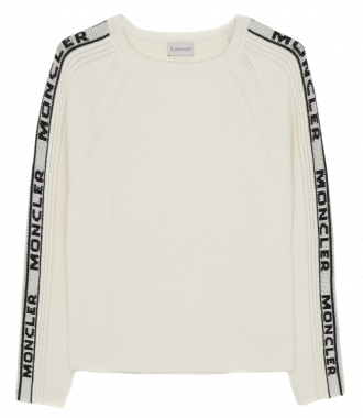 CLOTHES - TRICOT LOGO SLEEVES SWEATER