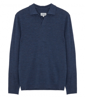 PULLOVERS - WOOL POLO JUMPER