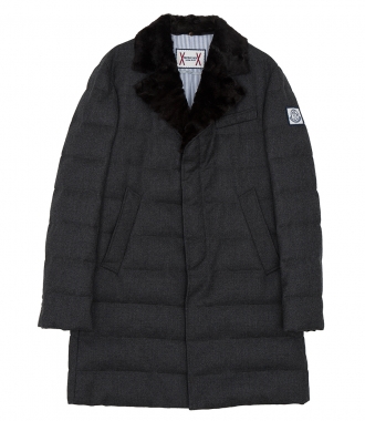 COATS - CHESTER FOX FUR COLLAR PADDED TRENCH COAT