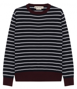 CLOTHES - LONG SLEEVE STRIPED KNITTED SWEATER