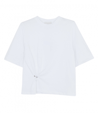 CLOTHES - SHORT SLEEVE TEE WITH SIDE PIERCING