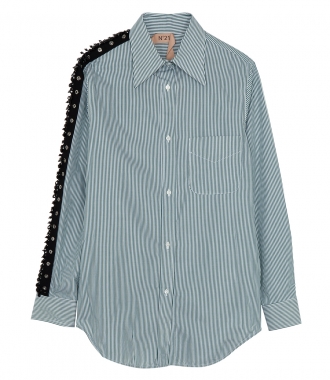 CLOTHES - BEADED PANELLING DETAILED SHIRT