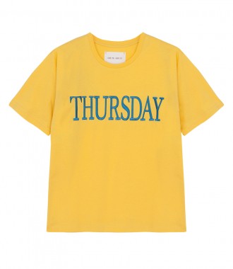 CLOTHES - DAYS OF THE WEEK EMBROIDERED T-SHIRT