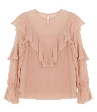 CLOTHES - FRILLED BLOUSE