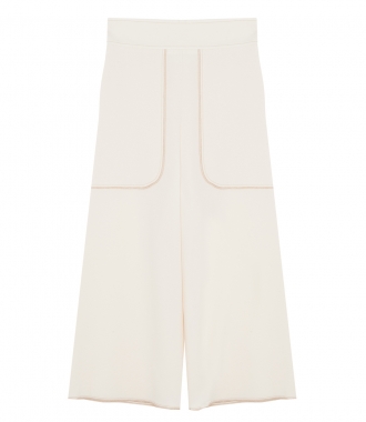 SEE BY CHLOE - WIDE LEG CROPPED TROUSERS
