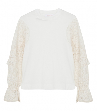 CLOTHES - LACE EMBROIDERED BLOUSE