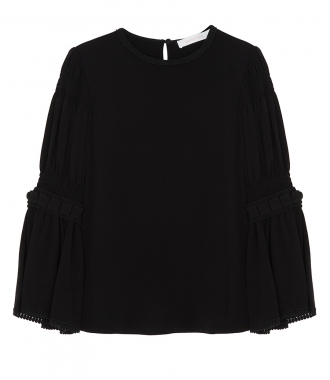 CLOTHES - RUFFLE BELL SLEEVE BLOUSE