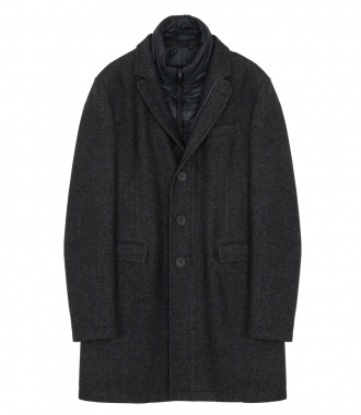 CLOTHES - PADDED FUNNEL NECK COAT