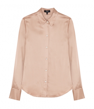 CLOTHES - SATIN PERFECT FITTED SHIRT